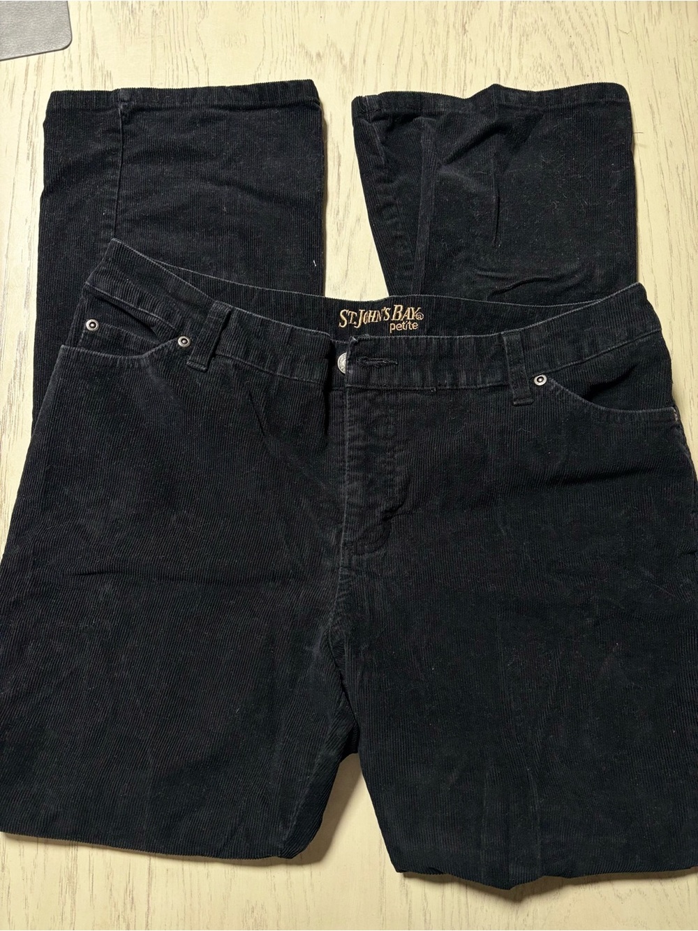 St. John's Bay Petite Black Boot Cut Women's Jeans